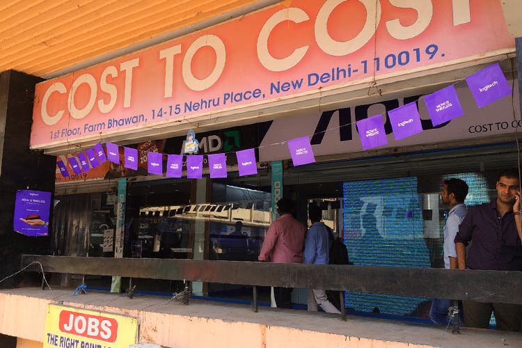 Cost to cost shop in nehru place